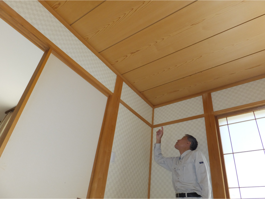 天井・内壁・柱　写真